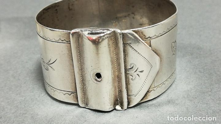 Antig&uuml;edades: LOTE DE SERVILLETEROS DE PLATA - Foto 4
