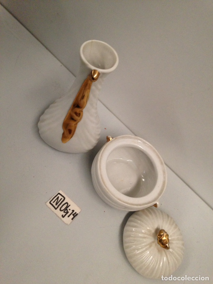 Antig&uuml;edades: Juego tocador de porcelana - Foto 2