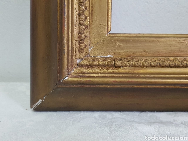 Antig&uuml;edades: MARCO MADERA Y ESTUCO S.XIX - Foto 4