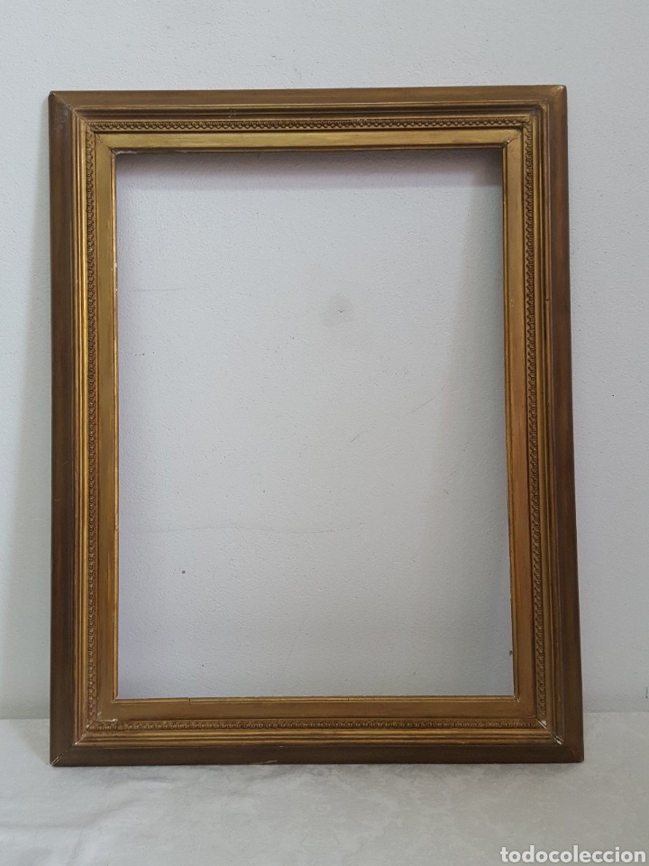Antig&uuml;edades: MARCO MADERA Y ESTUCO S.XIX - Foto 1