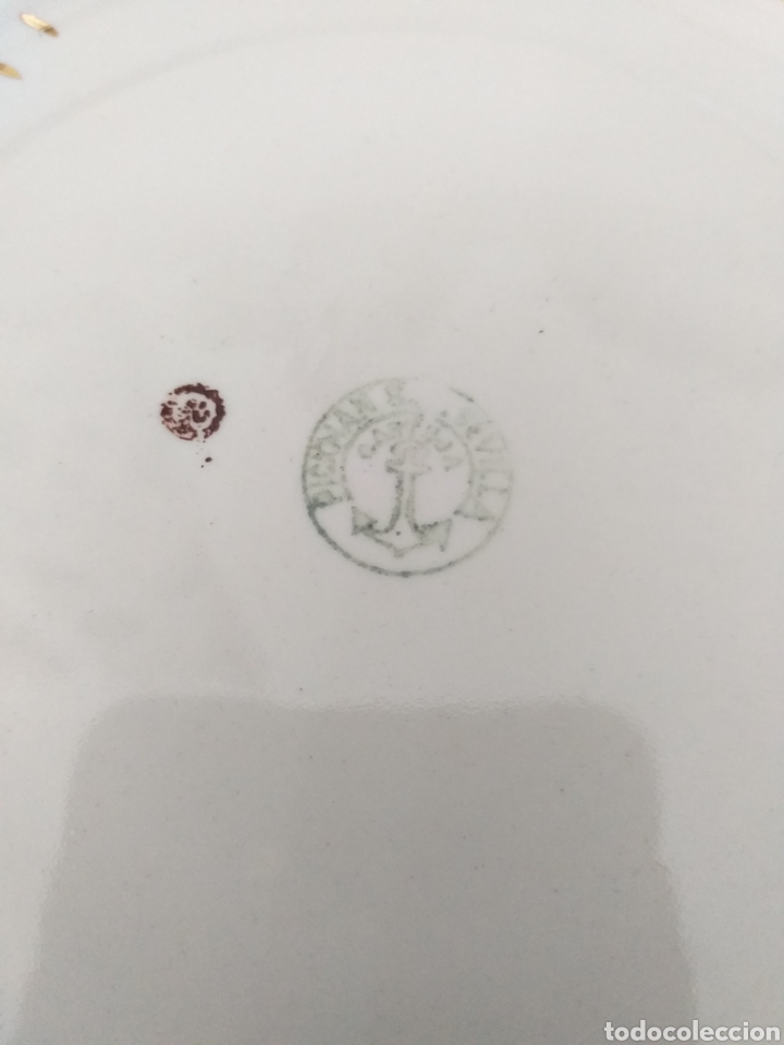 Antig&uuml;edades: Antiguo plato hondo de Pickman - Foto 4