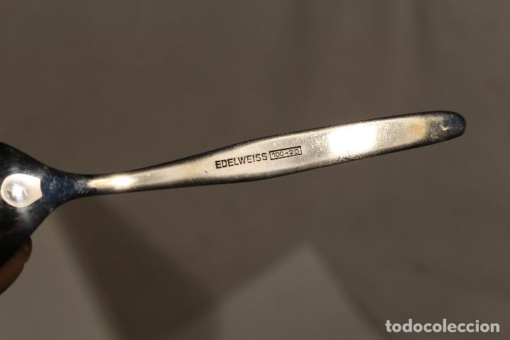 Antig&uuml;edades: CUBERTERIA DE POSTRE CON PLATA DE LEY PUNZONADA - Foto 6