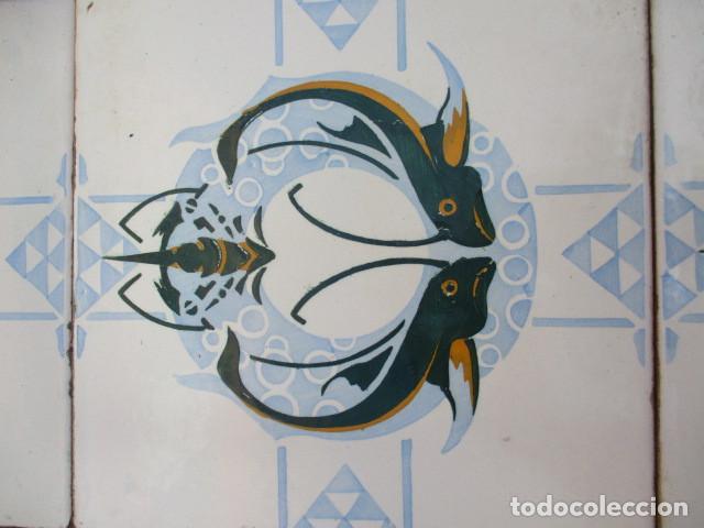 Antig&uuml;edades: Panel de azulejos Modernistas Valencia - Foto 2