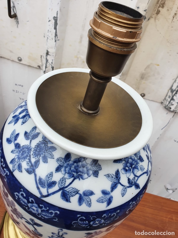 Antig&uuml;edades: L&aacute;mpara de porcelana del ritz - Foto 6