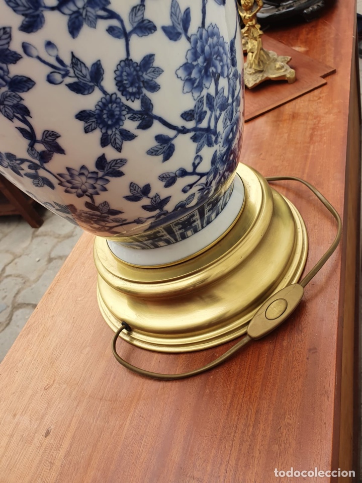 Antig&uuml;edades: L&aacute;mpara de porcelana del ritz - Foto 7