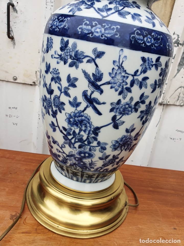 Antig&uuml;edades: L&aacute;mpara de porcelana del ritz - Foto 8