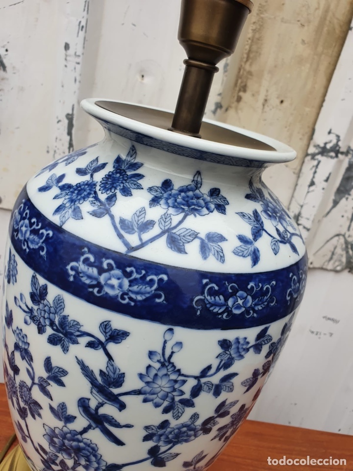 Antig&uuml;edades: L&aacute;mpara de porcelana del ritz - Foto 10