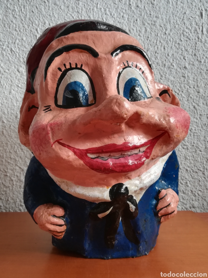 Antig&uuml;edades: Antigua Figura Nan Cu-Cut Pla&ccedil;a Nova Barri G&ograve;tic Festes Sant Roc Papel Mach&eacute; Colla Gegants Capgros