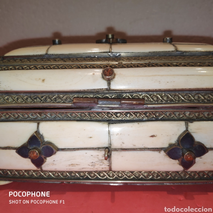 Antig&uuml;edades: Antiguo cofre &aacute;rabe en hueso - Foto 5