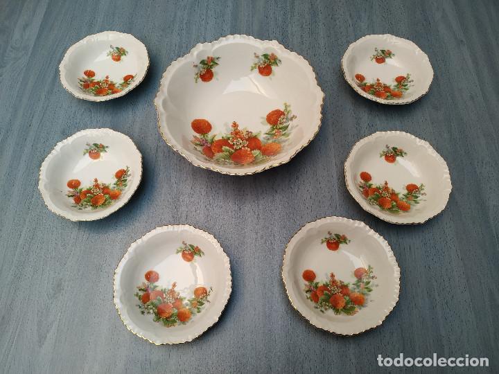 Antig&uuml;edades: Juego de postre porcelana - Foto 1