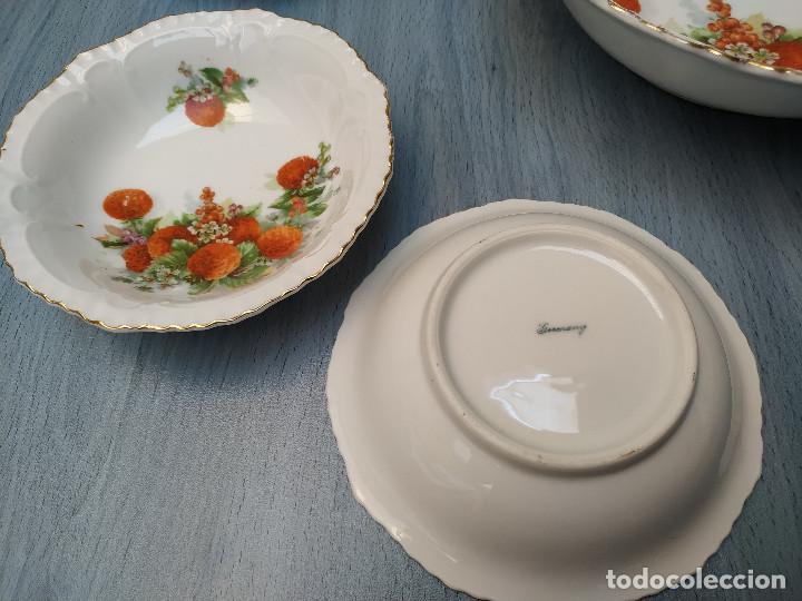 Antig&uuml;edades: Juego de postre porcelana - Foto 2