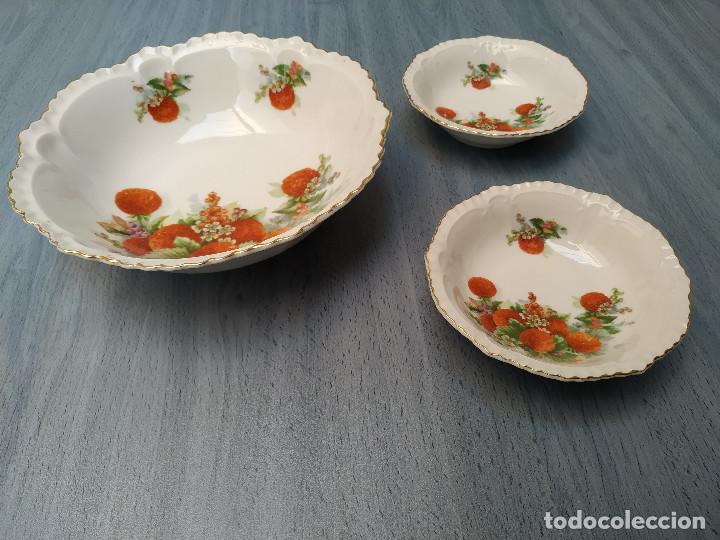 Antig&uuml;edades: Juego de postre porcelana - Foto 3