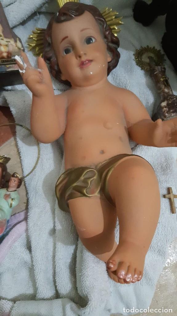 Antig&uuml;edades: CONJUNTO DE FIGURAS RELIGIOSAS O SANTOS - Foto 3