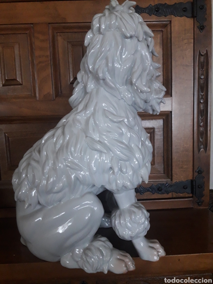 Antigüedades: Perro de porcelana de Algora, numerado - Foto 4 - 191264855