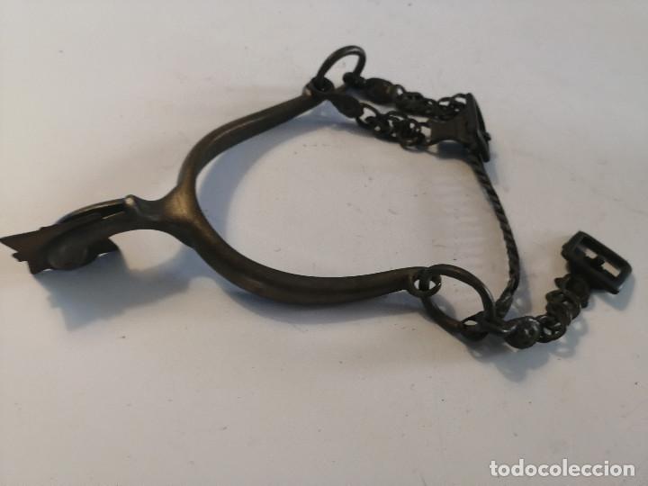 Antig&uuml;edades: Antigua espuela de bronce - Foto 2