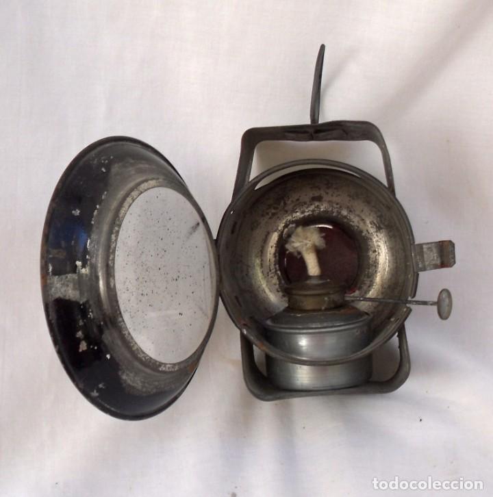 Antig&uuml;edades: farol de carro a petroleo - Foto 5