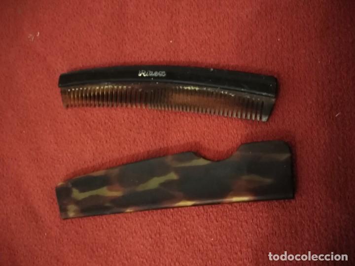 Antig&uuml;edades: antiguo peine rizex con funda - Foto 5