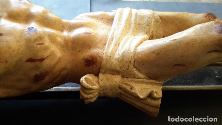 Antig&uuml;edades: Excepcional Jesucristo de madera policromada - Foto 18