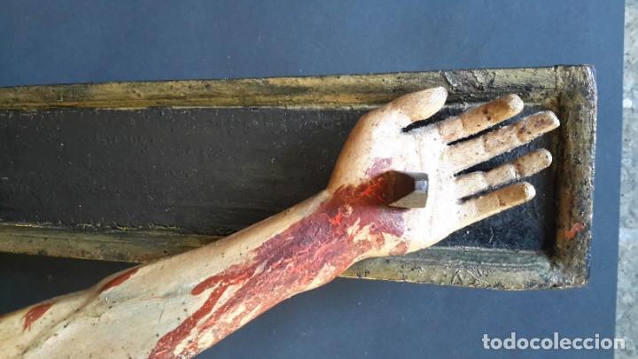 Antig&uuml;edades: Excepcional Jesucristo de madera policromada - Foto 19