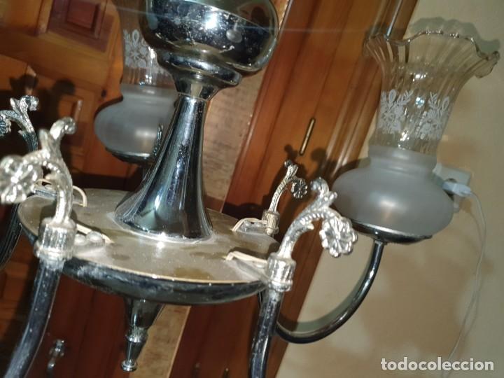 Antig&uuml;edades: Antigua l&aacute;mpara - Foto 4