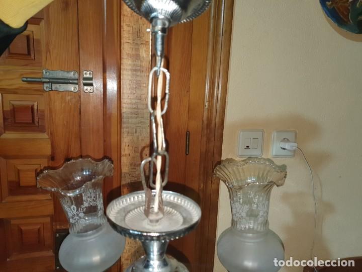 Antig&uuml;edades: Antigua l&aacute;mpara - Foto 5