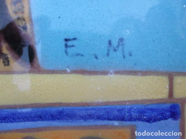 Antig&uuml;edades: retablo ceramico azulejos (Gran Poder) Enrique Marmol - Foto 3