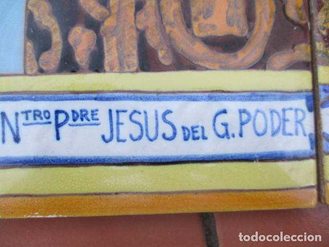 Antig&uuml;edades: retablo ceramico azulejos (Gran Poder) Enrique Marmol - Foto 5
