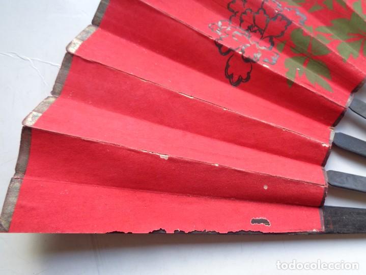 Antig&uuml;edades: GRAN ABANICO ANTIGUO ORIENTAL - Foto 4