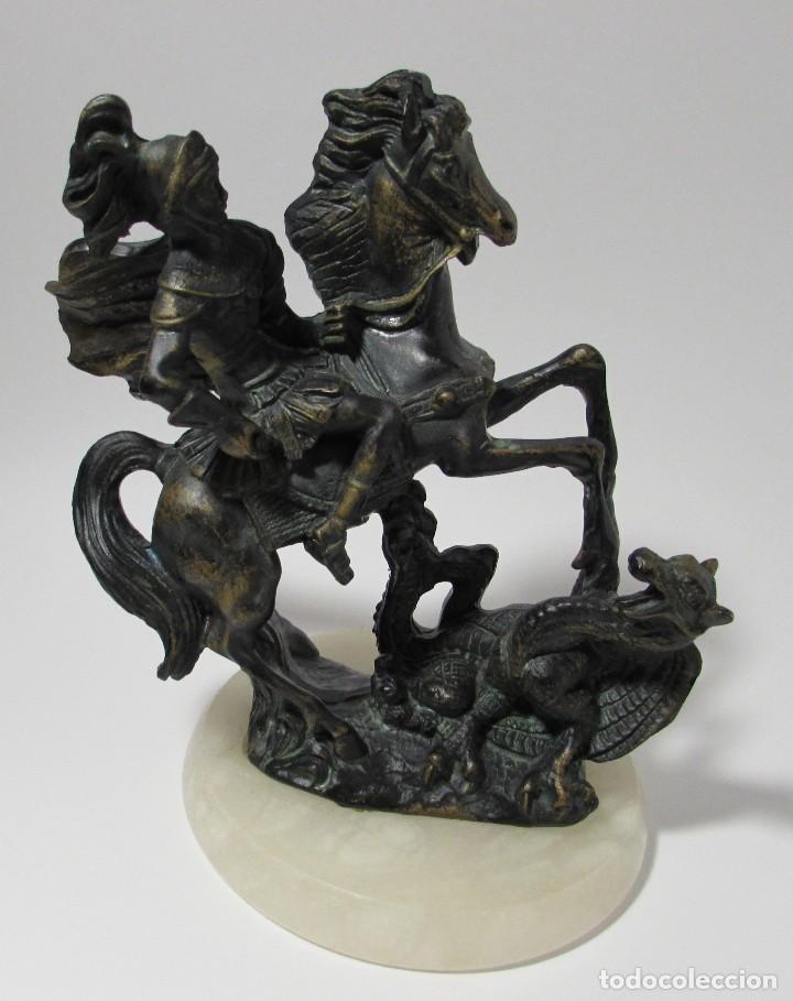 Antig&uuml;edades: FIGURA DE SAN JORGE Y EL DRAGON - Foto 2