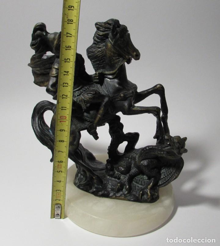Antig&uuml;edades: FIGURA DE SAN JORGE Y EL DRAGON - Foto 9
