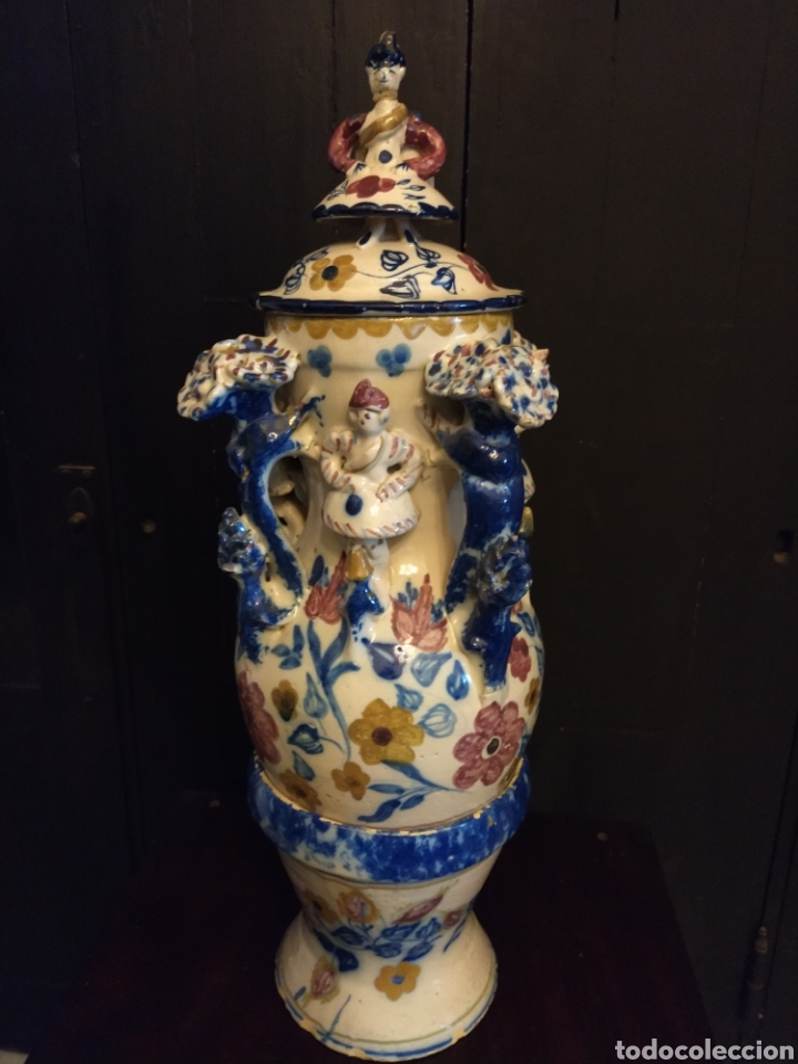 Antig&uuml;edades: Magnifica jarra de And&uacute;jar siglo XIX. - Foto 2
