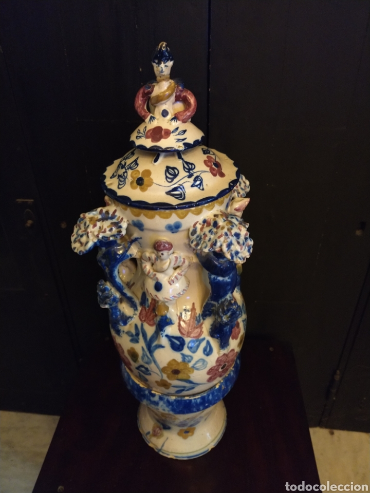 Antig&uuml;edades: Magnifica jarra de And&uacute;jar siglo XIX. - Foto 3