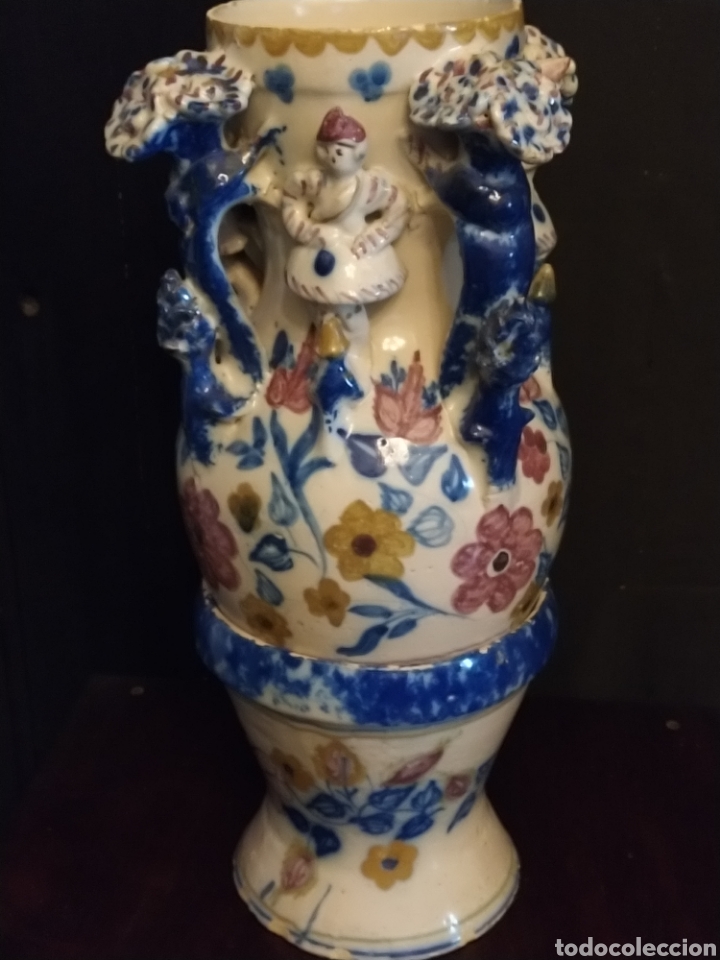 Antig&uuml;edades: Magnifica jarra de And&uacute;jar siglo XIX. - Foto 5