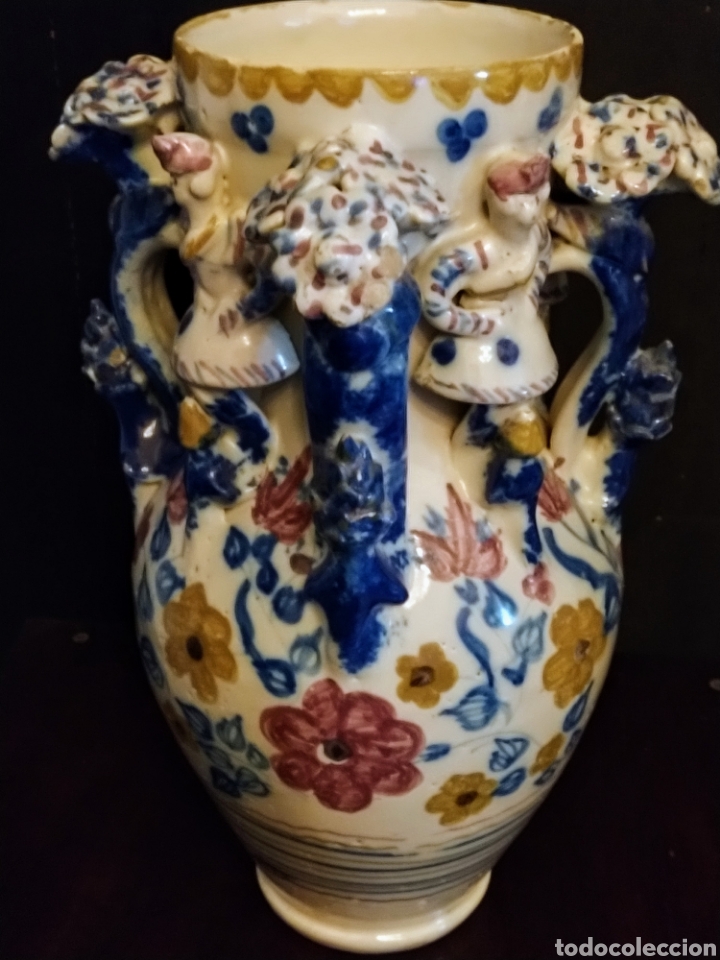 Antig&uuml;edades: Magnifica jarra de And&uacute;jar siglo XIX. - Foto 11