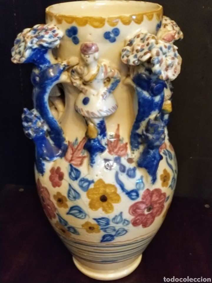 Antig&uuml;edades: Magnifica jarra de And&uacute;jar siglo XIX. - Foto 12