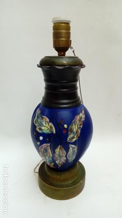 Antig&uuml;edades: Lampara de mesa.pieza &uacute;nica. - Foto 1