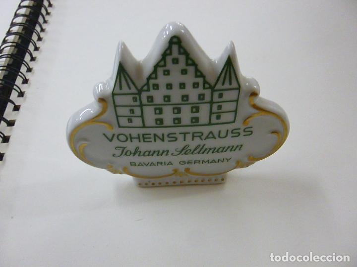 Antig&uuml;edades: VOHENSTRAUSS - JOHANN SELTMANN - BAVARIA GERMANY-EXPOSITOR PORCELANA -11 CENTIMETROS -N