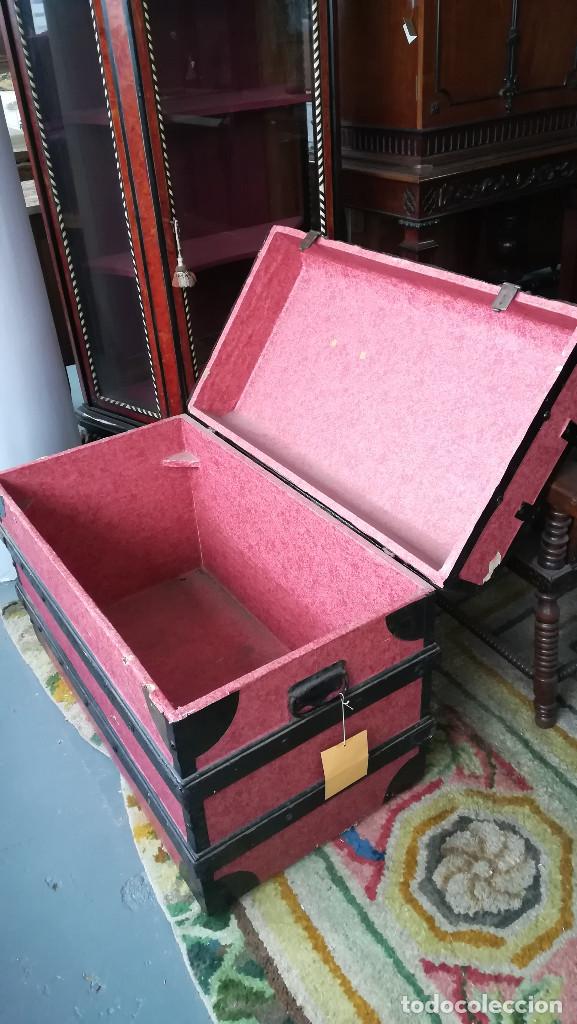 Antig&uuml;edades: BAUL DE VIAJE ANTIGUO - Foto 12