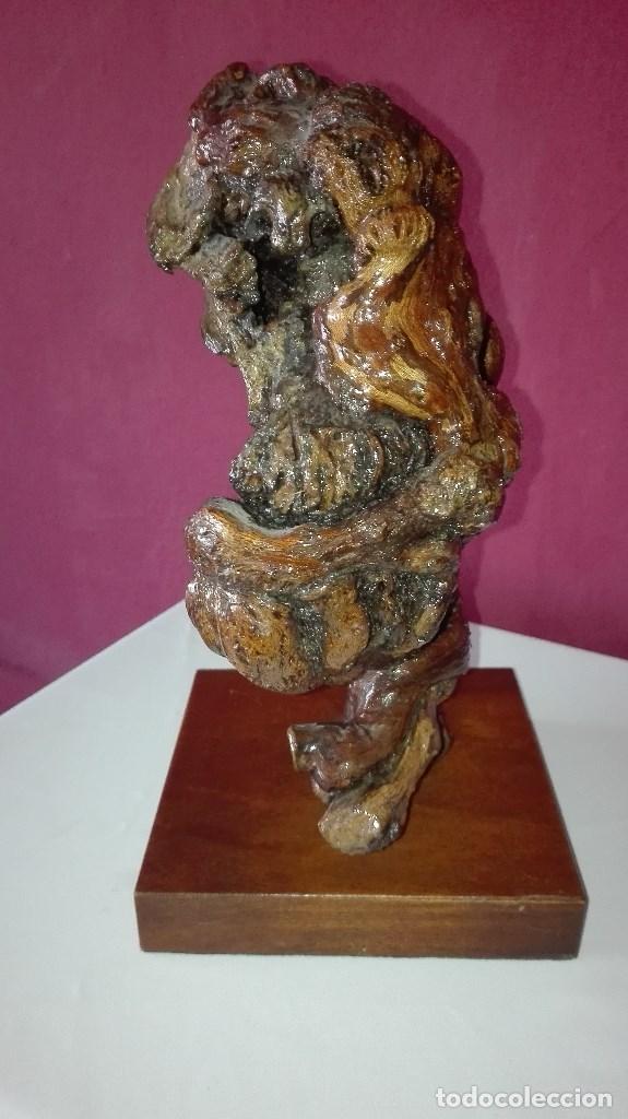 Antig&uuml;edades: ESCULTURA RAIZ DE MADERA - Foto 6