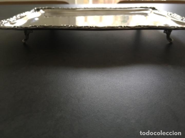 Antig&uuml;edades: BANDEJA DE METAL PLATEADO - Foto 2