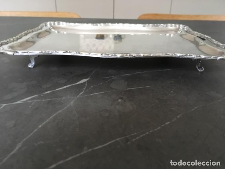 Antig&uuml;edades: BANDEJA DE METAL PLATEADO - Foto 3