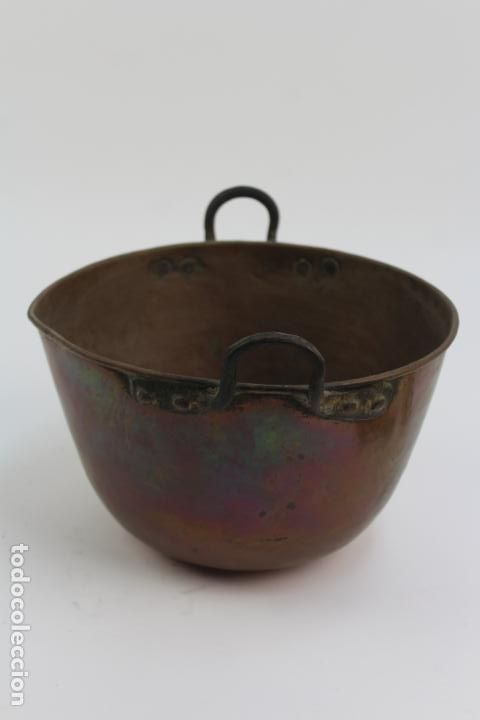 Antig&uuml;edades: RECIPIENTE DE COBRE. PRINCIPIOS S .XX. - Foto 2