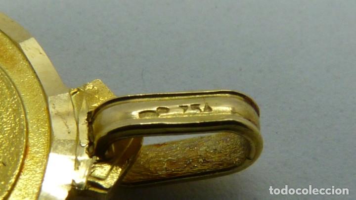 Antig&uuml;edades: MEDALLA ESCAPULARIO EN ORO DE 18 KLTS.(750MM) - Foto 5
