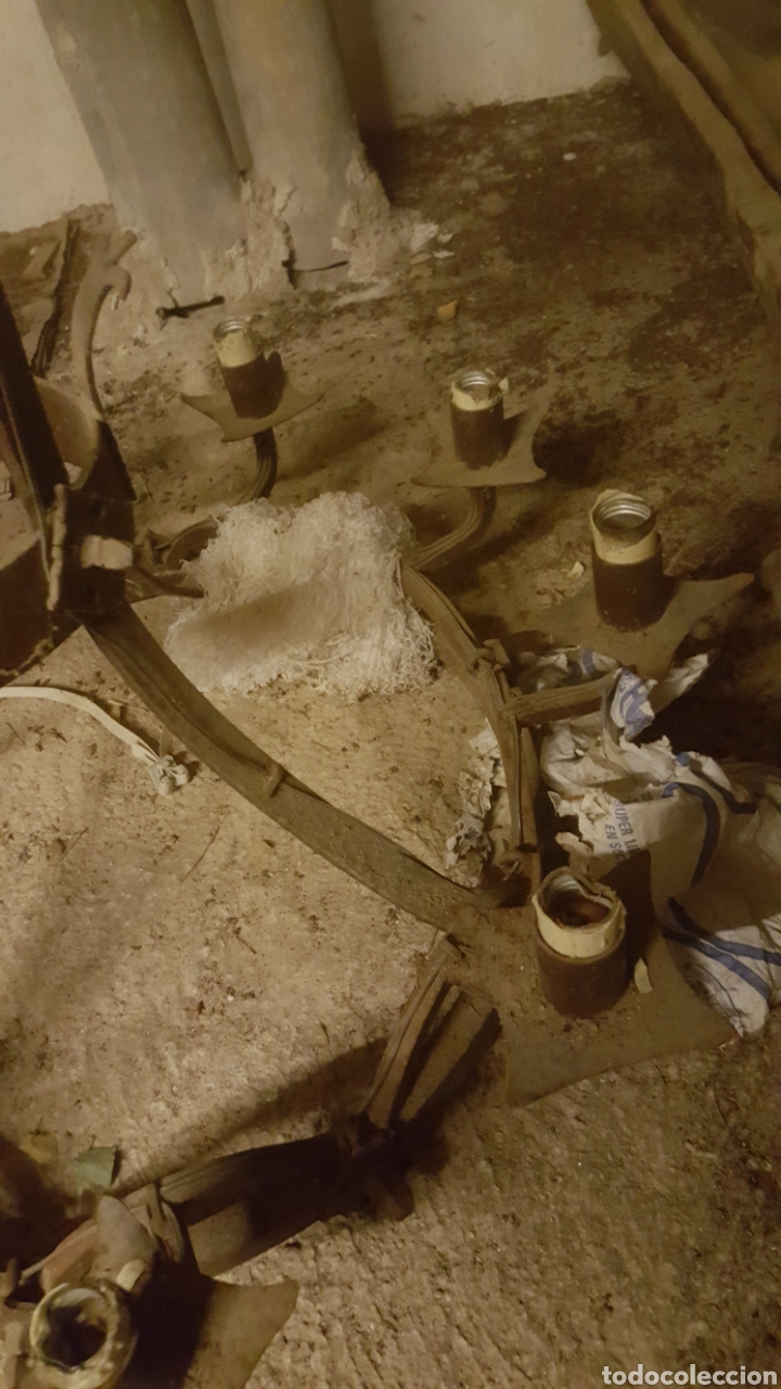 Antig&uuml;edades: lampara de forja toledana - Foto 6