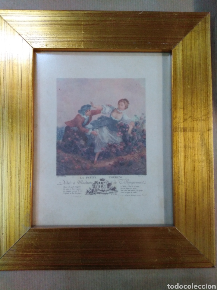 Antig&uuml;edades: Pareja de marcos de pan de oro - Foto 2