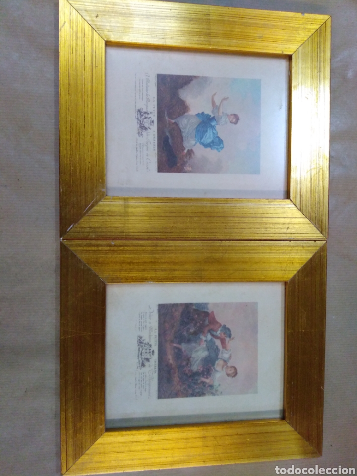Antig&uuml;edades: Pareja de marcos de pan de oro - Foto 3