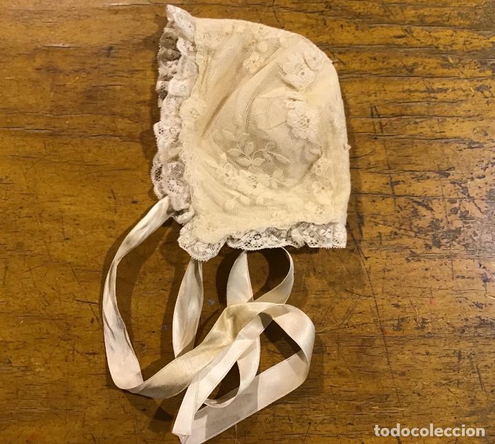 Antig&uuml;edades: ANTIGUO GORRO DE ENCAJE PARA NI&Ntilde;O - Foto 2