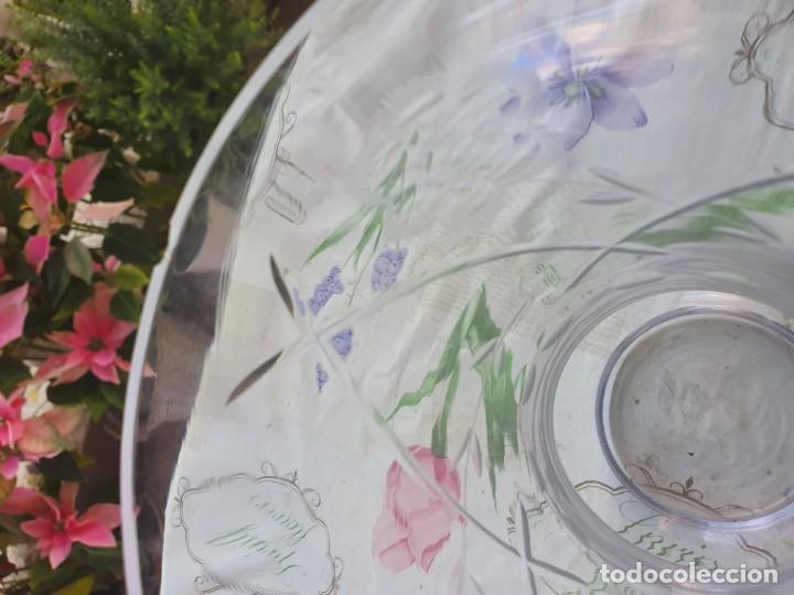 Antig&uuml;edades: Antiguo jarron  o florero  de cristal - Foto 3