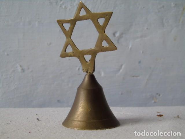 Antig&uuml;edades: CAMPANA CAMPANILLA ESTRELLA DE DAVID - Foto 1