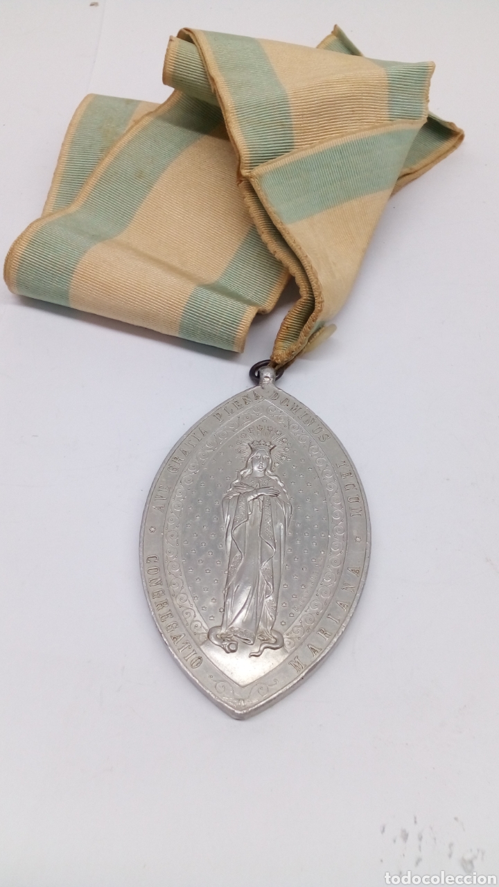 Antig&uuml;edades: Medalla religiosa-Mariana - Foto 2